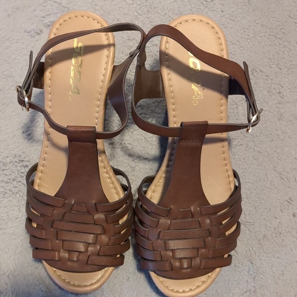 Soda Heeled Sandals